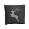 David Fussenegger SYLT Hirsch Kissenhülle - 50x50 Cm - Anthrazit
