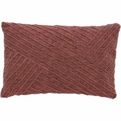 Södahl Diagonal Kissen Mit Füllung - 40x60 Cm - Rosewood