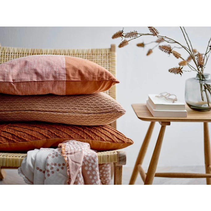 Södahl Check Kissen Mit Füllung - 50x50 Cm - Clay 3 Södahl Check Kissen Mit Füllung - 50x50 Cm - Clay – Bild 3