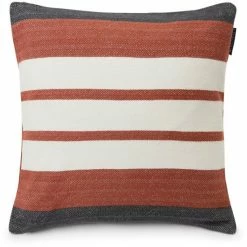 Lexington Irregular Striped Kissenhülle - 50x50 Cm - Copper/gray