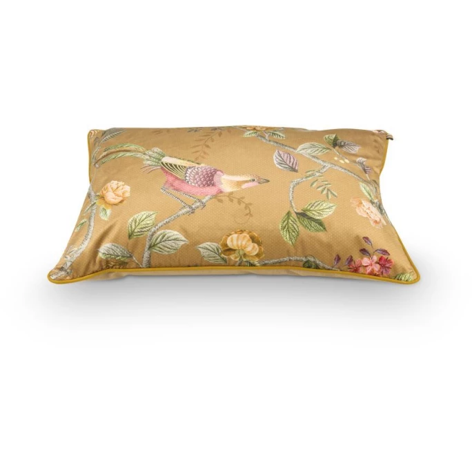 Pip Studio Good Nightingale Kissen Mit Füllung - 50x70 Cm - Yellow 1 Pip Studio Good Nightingale Kissen Mit Füllung - 50x70 Cm - Yellow