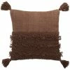 Tom Tailor Boho Solid Kissenhülle - 45x45 Cm - Cognac