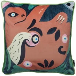 Moooi Blushing Sloth Kissenhülle - 50x50 Cm - Multi