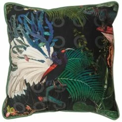 Moooi Menagerie Square Kissenhülle - 50x50 Cm - Raven