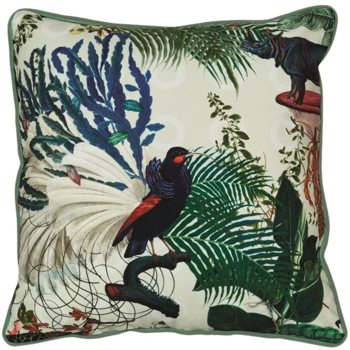 Moooi Menagerie Square Kissenhülle - 50x50 Cm - Ivory 1 Moooi Menagerie Square Kissenhülle - 50x50 Cm - Ivory