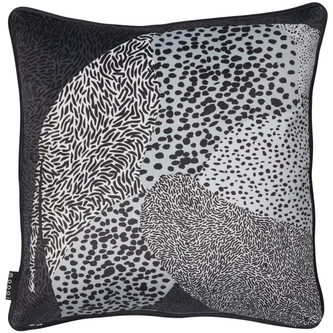 Moooi Dwarf Rhino Kissenhülle - 50x50 Cm - Schwarz 2 Moooi Dwarf Rhino Kissenhülle - 50x50 Cm - Schwarz – Bild 2