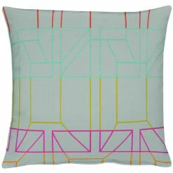 Apelt Canon Kissenhülle - 49x49 Cm - Grau-rot