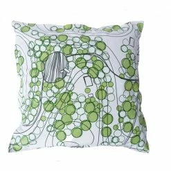 Born In Sweden - Sweden From Above Kissenhülle - 50x50 Cm - Forest