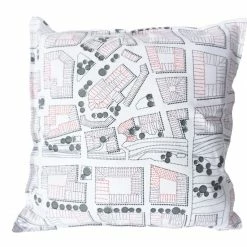 Born In Sweden - Sweden From Above Kissenhülle - 50x50 Cm - City