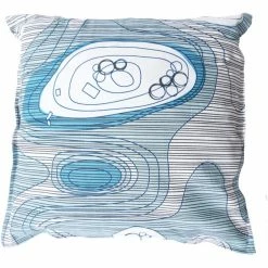 Born In Sweden - Sweden From Above Kissenhülle - 50x50 Cm - Archipilago