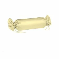 Fleuresse Colours Nackenrolle Aus Mako-Satin - 40x15 Cm - Vanille