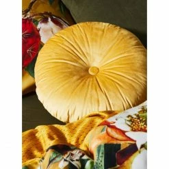 ESSENZA HOME Essenza Naina Kissen Mit Fülllung - ø40 Cm - Mustard -Pip Studio Shop unnamed file 1243