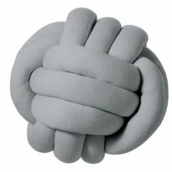 Nordic Coast Company Zopf Strick Knotenkissen - 40x40 Cm - Medium Grau -Pip Studio Shop unnamed file 1283