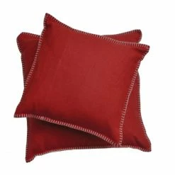 David Fussenegger SYLT Kissenhülle Uni Mit Zierstich - 40x40 Cm - Chinarot -Pip Studio Shop unnamed file 13