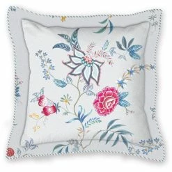 Pip Studio Flower Festival Kissen Mit Füllung - 45x45 Cm - White