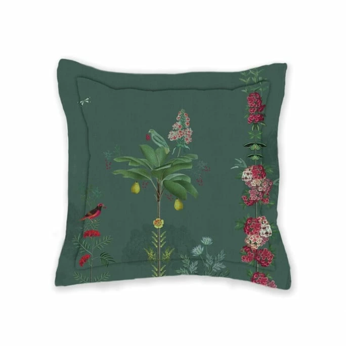 Pip Studio Babylons Garden Kissen Mit Füllung - 45x45 Cm - Grün 1 Pip Studio Babylons Garden Kissen Mit Füllung - 45x45 Cm - Grün
