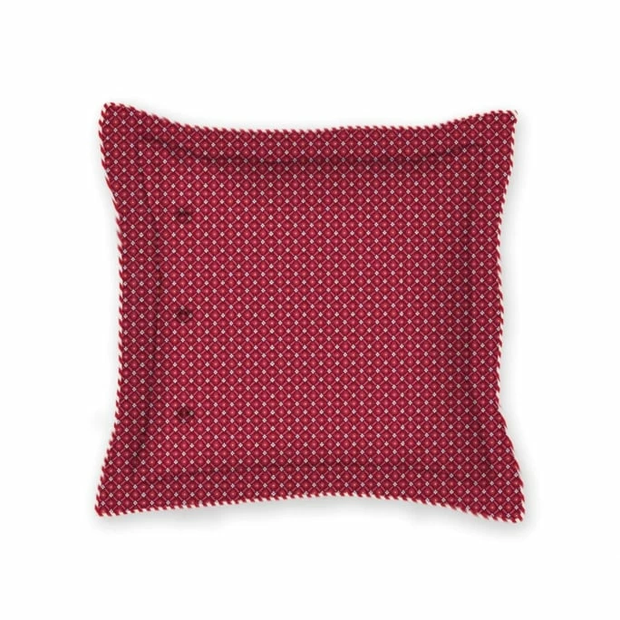 Pip Studio Flower Festival Kissen Mit Füllung - 45x45 Cm - Dunkelrot 2 Pip Studio Flower Festival Kissen Mit Füllung - 45x45 Cm - Dunkelrot – Bild 2