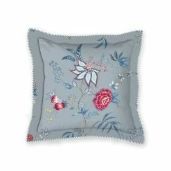 Pip Studio Flower Festival Kissen Mit Füllung - 45x45 Cm - Blau