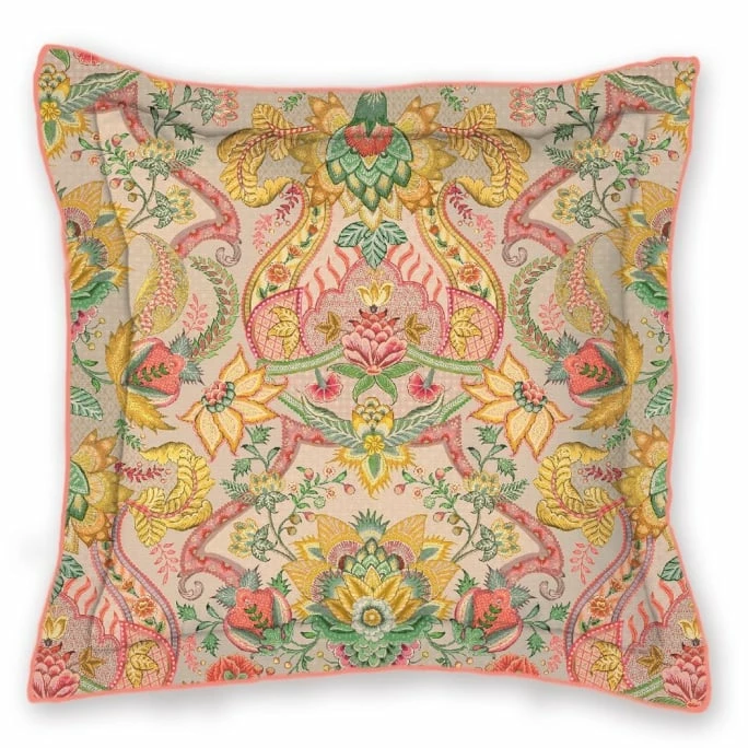 Pip Studio Kyoto Festival Kissen Mit Füllung - 45x45 Cm - Yellow 1 Pip Studio Kyoto Festival Kissen Mit Füllung - 45x45 Cm - Yellow