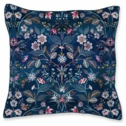 Pip Studio Mirrorama Kissen Mit Füllung - 45x45 Cm - Dunkelblau