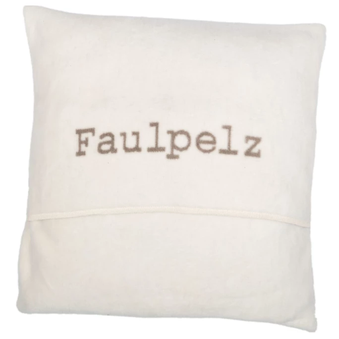 David Fussenegger VERONA Kissenhülle Faulpelz - 50x50 Cm - Rohweiß 1 David Fussenegger VERONA Kissenhülle Faulpelz - 50x50 Cm - Rohweiß