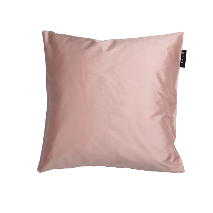 Linum SILK Kissenhülle - 40x40 Cm - Altrosa D70 1 Linum SILK Kissenhülle - 40x40 Cm - Altrosa D70