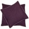 David Fussenegger Basic Kissenhülle Uni - 50x50 Cm - Traube