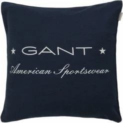 GANT Star Logo Kissenhülle - 50x50 Cm - Evening Blue