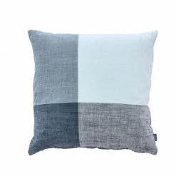 Södahl Check Kissen Mit Füllung - 50x50 Cm - China Blue