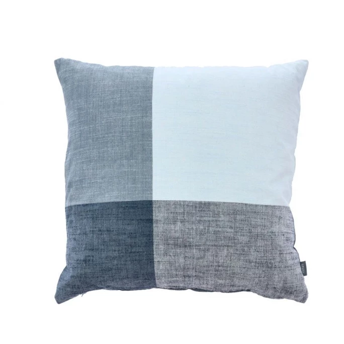 Södahl Check Kissen Mit Füllung - 50x50 Cm - China Blue 1 Södahl Check Kissen Mit Füllung - 50x50 Cm - China Blue