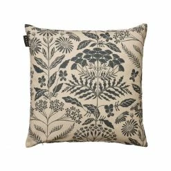 Linum Midsummer Kissenhülle - 50x50 Cm - Dark Charcoal Grey G21