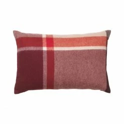 Elvang Denmark ELVANG Manhattan Kissenhülle - 40x60 Cm - Bordeaux/red 1 - Rechteckig