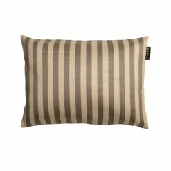 Linum AMALFI Kissenhülle - 35x50 Cm - Maulwurfbraun G14