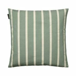 Linum Rubus Kissenhülle - 60x60 Cm - Grey Green A15