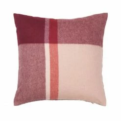 Elvang Denmark ELVANG Manhattan Kissenhülle - 50x50 Cm - Bordeaux/red 1 - Quadratisch