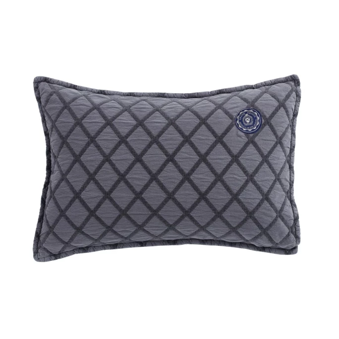 Grand Design Dunblane Diamond Kissenhülle XL - 50x90 Cm - Grey 1 Grand Design Dunblane Diamond Kissenhülle XL - 50x90 Cm - Grey