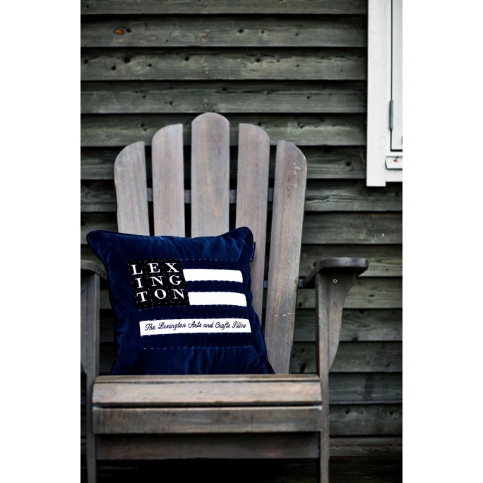 Lexington 25 YEARS Arts & Crafts Kissenhülle - 50x50 Cm - Blue/white 5 Lexington 25 YEARS Arts & Crafts Kissenhülle - 50x50 Cm - Blue/white – Bild 5
