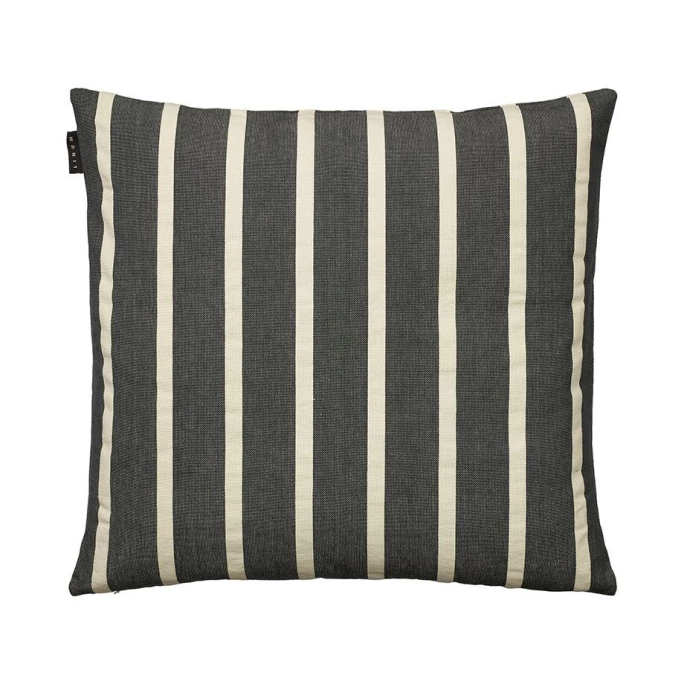Linum Rubus Kissenhülle - 60x60 Cm - Dark Charcoal Grey G21 1 Linum Rubus Kissenhülle - 60x60 Cm - Dark Charcoal Grey G21