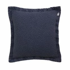 Grand Design Waffle Kissenhülle - 50x50 Cm - Navy