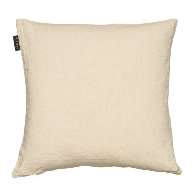 Linum HEDVIG Kissenhülle - 50x50 Cm - Creamy Beige N02 1 Linum HEDVIG Kissenhülle - 50x50 Cm - Creamy Beige N02