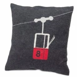 David Fussenegger SILVRETTA Gondel Kissenhülle - 40x40 Cm - Anthrazit