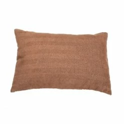 David Fussenegger SIENA Kissenhülle Fischgrätstruktur Mit Saum - 40x60 Cm - Schokobraun