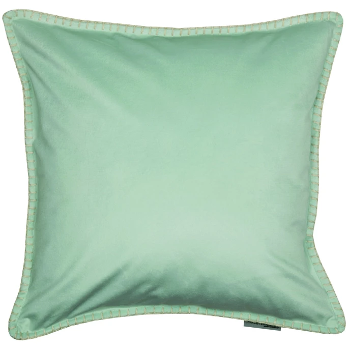 Schöner Wohnen Velluto Kissenhülle - 38x38 Cm - Aqua 1 Schöner Wohnen Velluto Kissenhülle - 38x38 Cm - Aqua