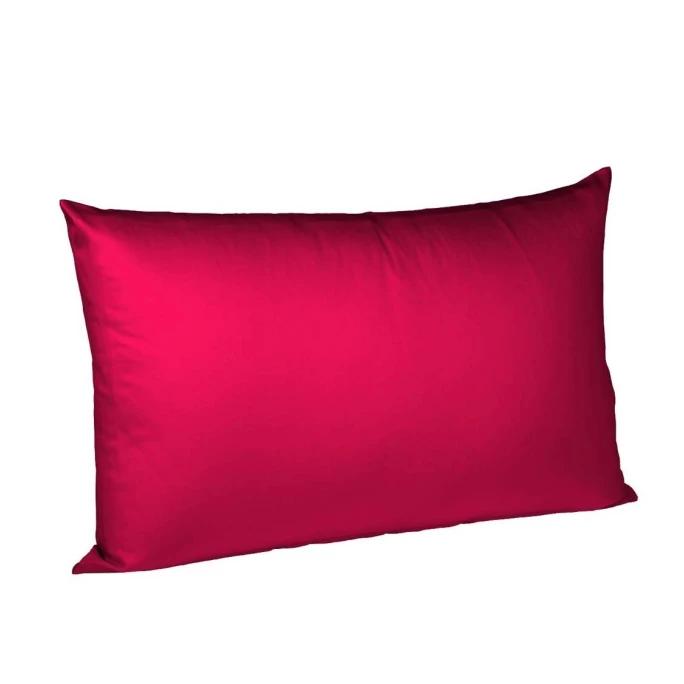 Fleuresse Colours Kissenhülle Aus Mako-Satin - 40x60 Cm - Kirsche 1 Fleuresse Colours Kissenhülle Aus Mako-Satin - 40x60 Cm - Kirsche