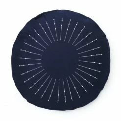 Normann Copenhagen Fairy Lights Kissen Mit Füllung Rund - Ø 40 Cm - Midnight Blue