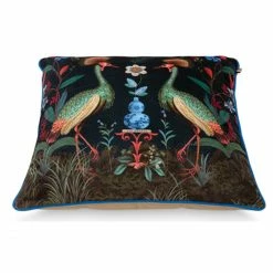 PiP Studio Flirting Birds Kissen Mit Füllung - 60x60 Cm - Dark Blue