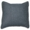 David Fussenegger SYLT Kissenhülle Mit Zierstich - 40x40 Cm - Anthrazit