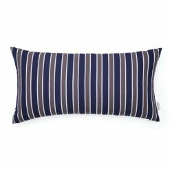 Normann Copenhagen Eclat Kissen Mit Füllung - 33x60 Cm - Midnight Blue Multi