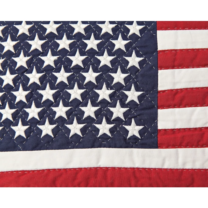 Lexington Arts & Craft Sham Kissenhülle Mit Amerika-Flagge - 50x50 Cm - Star Blau/weiß 2 Lexington Arts & Craft Sham Kissenhülle Mit Amerika-Flagge - 50x50 Cm - Star Blau/weiß – Bild 2