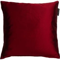 Linum SILK Kissenhülle - 40x40 Cm - Pale Wine Red D86